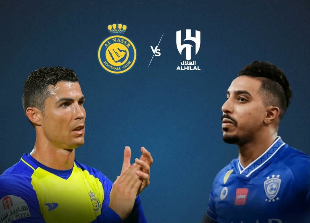 🗓 اللهم وفق النصر و طفران 
والهلال وصامل وإبراهيم  لا 🤨
🏆 | دوري روشن السعودي - الجولة 26
⚽️ |  الهلال x النصر 
⏰ | الساعة 9:00 مساءً بتوقيت مكة 
🏟️ |  ملعب ارينا
🔊 المعلق فارس عوض 
#الهلال_النصر | #ديربي_الرياض