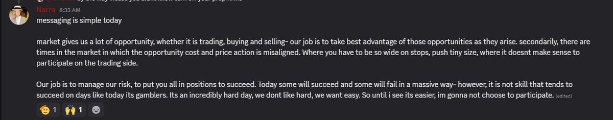LegerityTrading's tweet image. "Good Morning",
Some advice from @NarraInvest today. Trade carefully, or book a tee time...choice is yours