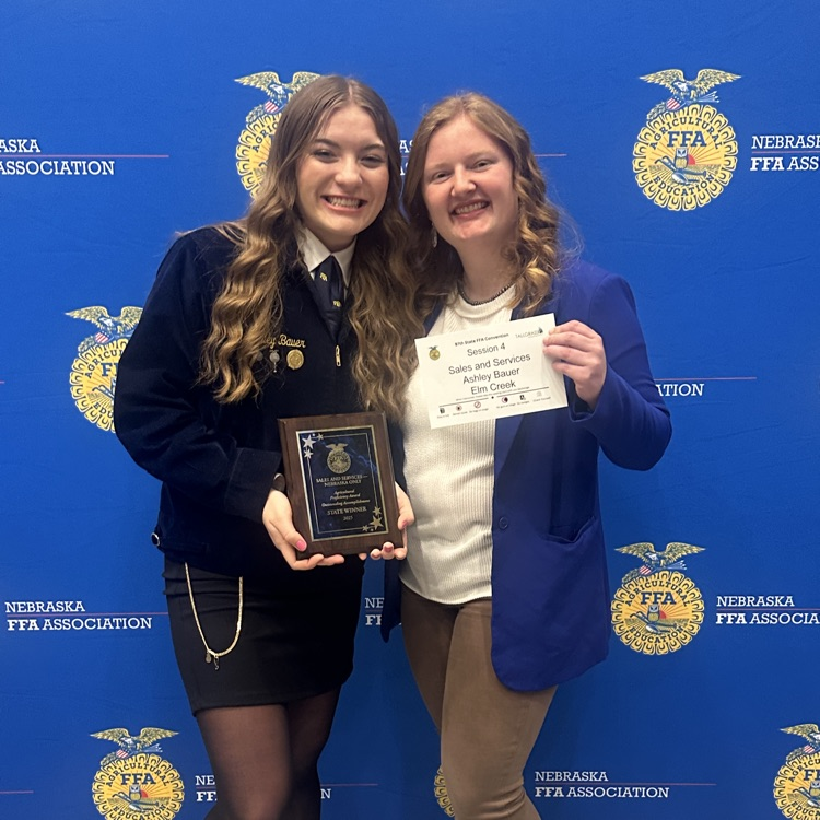 ElmCreekBuffs's tweet photo. Session 4 
Ashley Bauer placed first in her proficiency for Cows &amp; Co. https://t.co/8efBHwmb0x