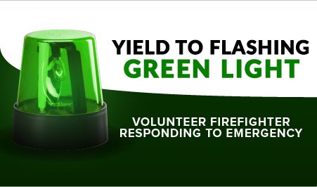 EssexON's tweet photo. Ontario's volunteer Firefighters can voluntarily use green flashing lights when responding to emergencies in their personal vehicles. 

If you see flashing green lights, please yield the way or pull over to let them pass when it's safe to do so.

#EverySecondCounts https://t.co/4wdnOsdfPp