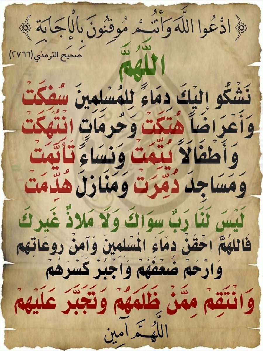kayal40's tweet image. أيام لا تتحمَّلها الجبَال
(سَلَامٌ عَلَيْكُم بِمَا صَبَرْتُمْ ۚ فَنِعْمَ عُقْبَى الدَّارِ)

لنَ يَتركَ اللَّه تَعالى كُلَّ هَذا الظَلم
يَمضِي دُون عِقَاب!
فَويلٌ لِلقَاتِل
وَويلٌ لِمَن أَعَانه
وَويلٌ لِمَن رَضي بِفعله
وَويلٌ لِلشَامِت
وَويلٌ لِلسَاكِت

#غزة_تُباد 
#غزة_تحت_القصف