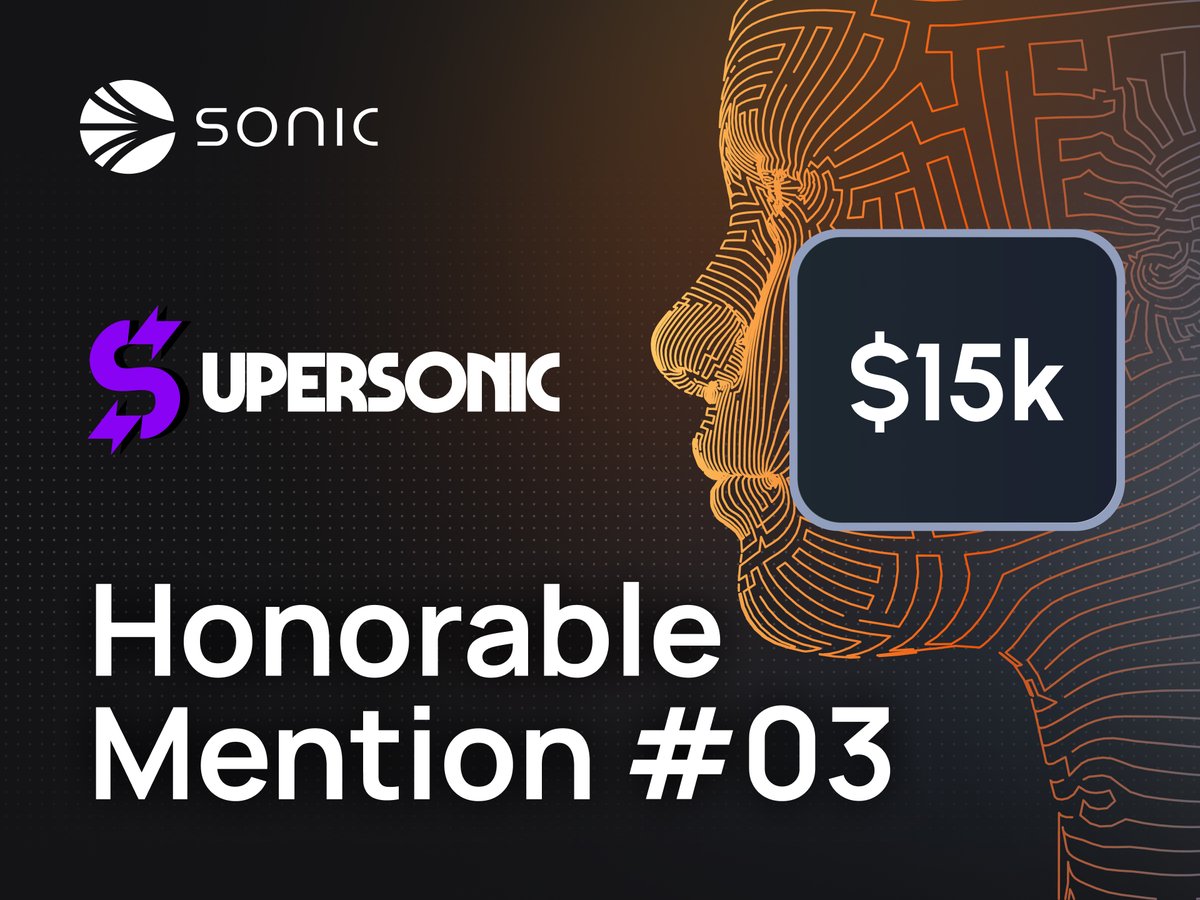 🥉 Honorable Mention 3
💰 $15,000

<a href="/Super_Sonic_org/">SuperSonic</a> is an AI-powered arbitrage platform that identifies cross-chain trading opportunities.

It uses real-time data, social sentiment, and predictive analytics.