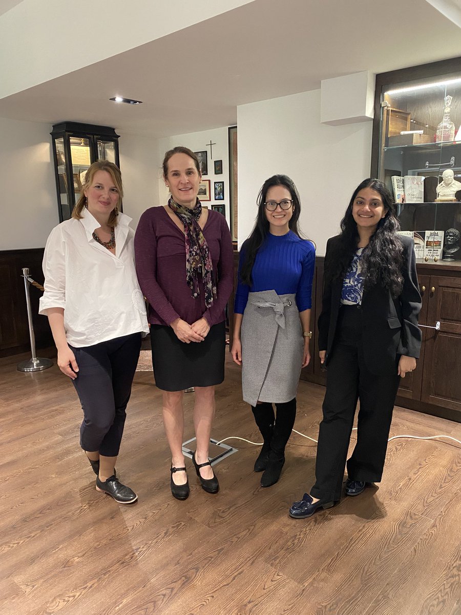 Johanna Fröhlich (@frohlichjohanna) on Twitter photo These women are up to something!😉 After a fruitful morning on the philosophy of motherhood, #care, homemaking & legal institutions and much more with <a href="/erikabachiochi/">Erika Bachiochi</a> <a href="/Ira_cs95/">Ira Chadha-Sridhar</a> and Thana de Campos at @UpsPolitic. More to come! These women are up to something!😉 After a fruitful morning on the philosophy of motherhood, #care, homemaking & legal institutions and much more with <a href="/erikabachiochi/">Erika Bachiochi</a> <a href="/Ira_cs95/">Ira Chadha-Sridhar</a> and Thana de Campos at @UpsPolitic. More to come!