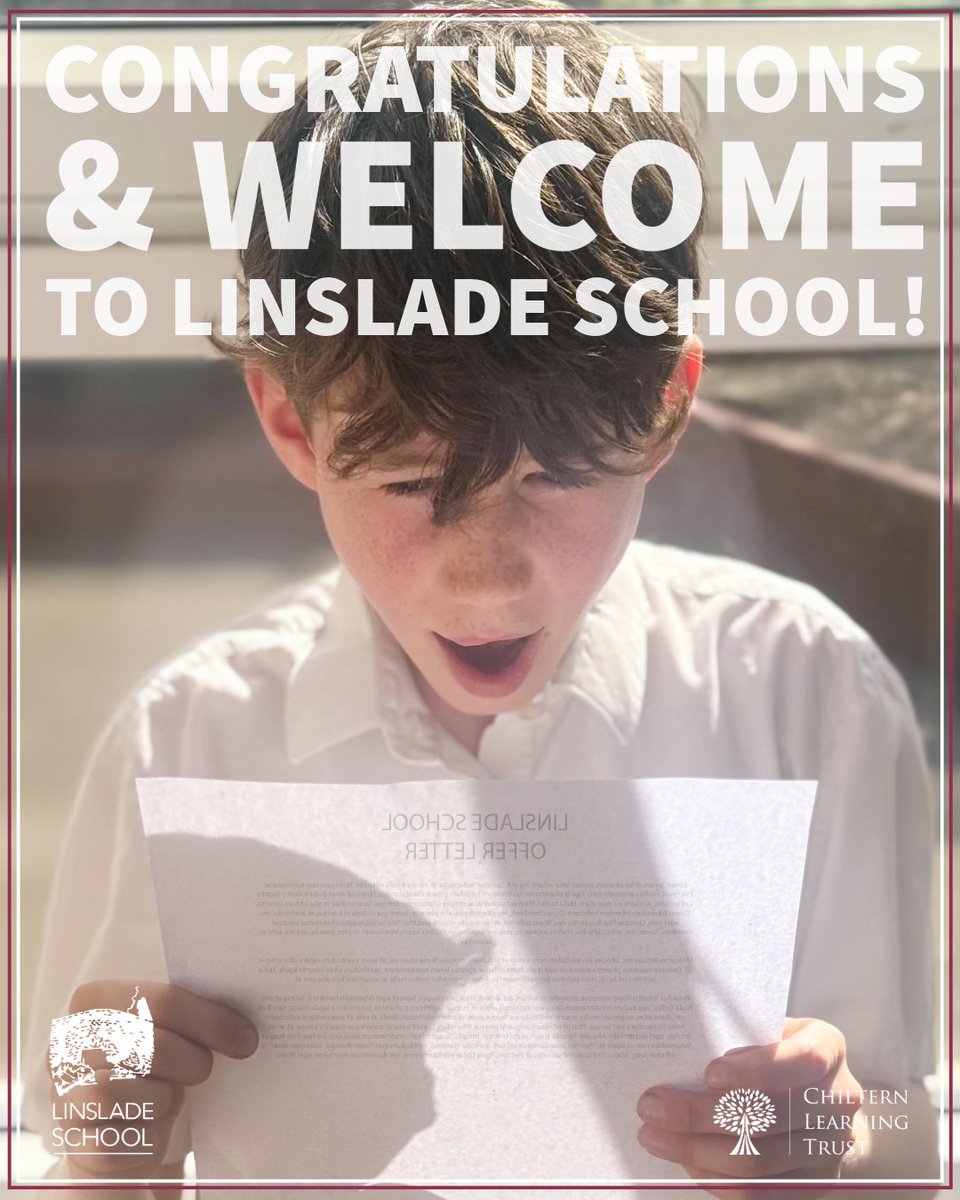 Linslade School (@linsladeschool) on Twitter photo Huge congratulations to everyone who is joining our EPIC school! We're absolutely thrilled to welcome you to our incredible community. Get ready for amazing opportunities, fantastic friendships, and an unforgettable journey! We can't wait to see you shine!
<a href="/ChilternLT/">Chiltern Learning Trust</a> <a href="/mjpGibbs/">Mark Gibbs</a> Huge congratulations to everyone who is joining our EPIC school! We're absolutely thrilled to welcome you to our incredible community. Get ready for amazing opportunities, fantastic friendships, and an unforgettable journey! We can't wait to see you shine!
<a href="/ChilternLT/">Chiltern Learning Trust</a> <a href="/mjpGibbs/">Mark Gibbs</a>