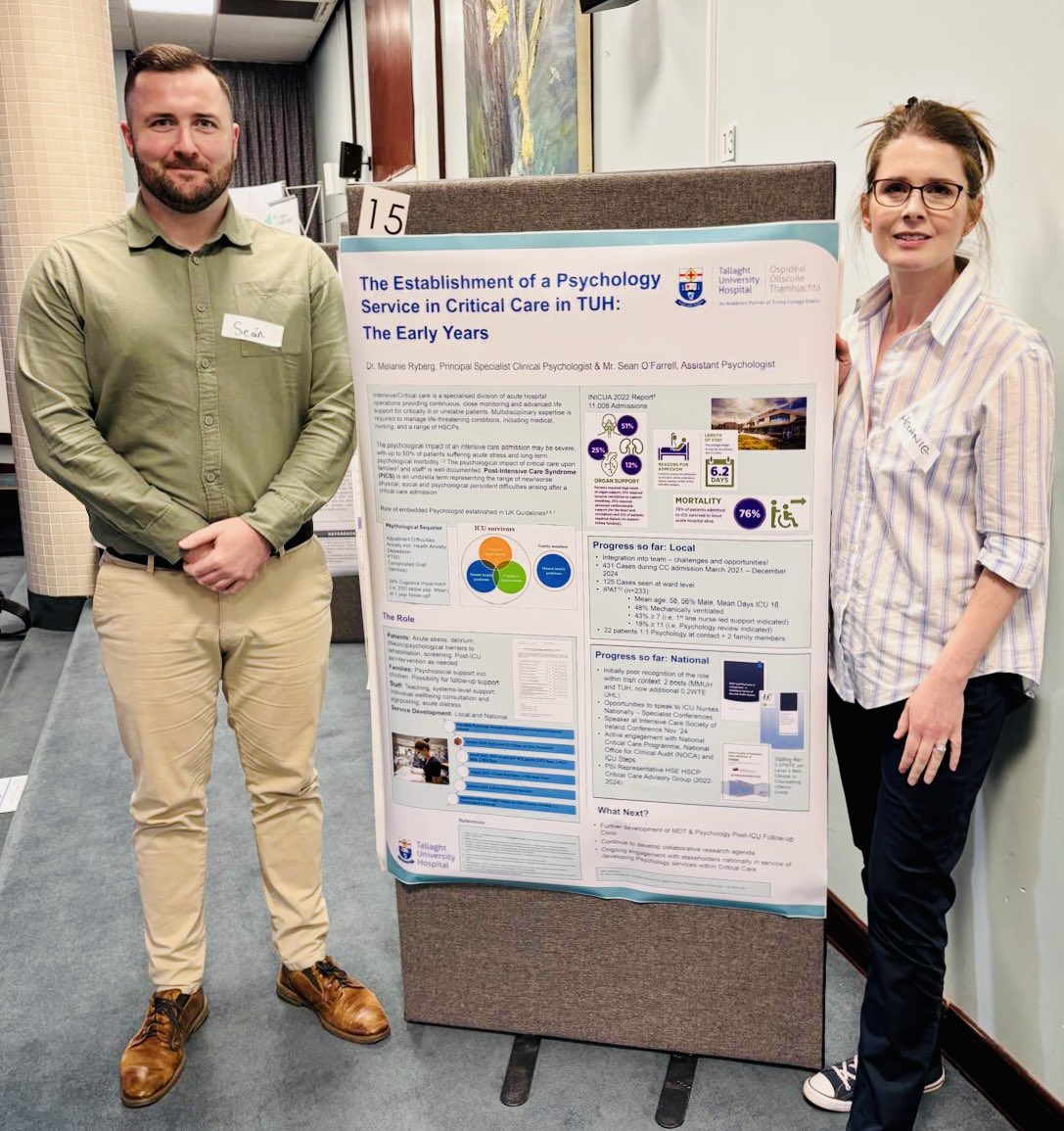TUH Psychology (@tuh_psychology) on Twitter photo #TUHPsychologyOnTour
Congratulations to all presenting and attending the #IHPG Irish Hospital Psychology Group Conference at <a href="/svuh/">St Vincent's University Hospital (SVUH)</a> today. Pictured here - Dr Melanie Ryberg and Seán O’Farrell from #TUHPsychology <a href="/TUH_Tallaght/">Tallaght University Hospital (TUH)</a> #TUHPsychologyOnTour
Congratulations to all presenting and attending the #IHPG Irish Hospital Psychology Group Conference at <a href="/svuh/">St Vincent's University Hospital (SVUH)</a> today. Pictured here - Dr Melanie Ryberg and Seán O’Farrell from #TUHPsychology <a href="/TUH_Tallaght/">Tallaght University Hospital (TUH)</a>