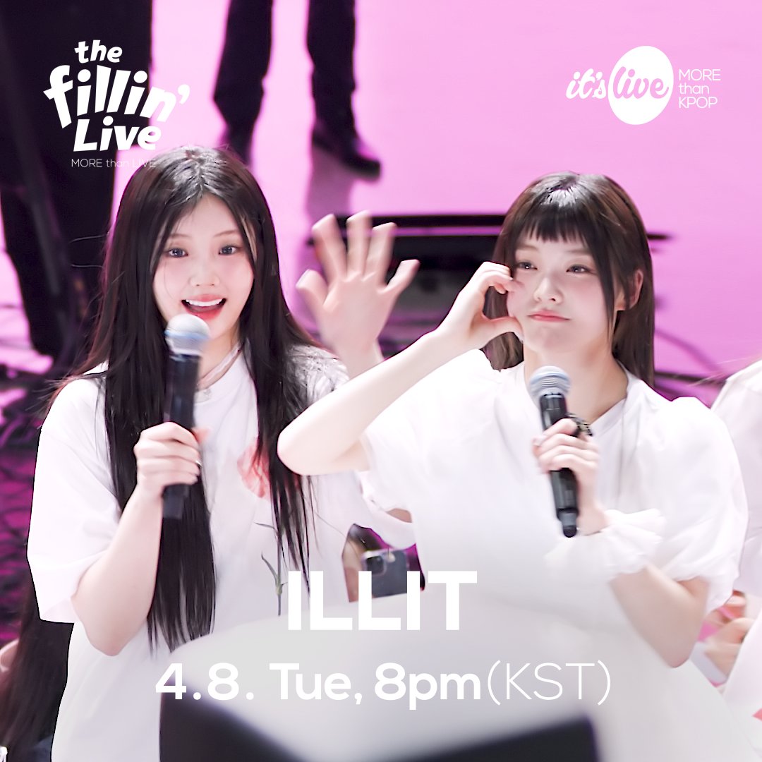<COMING UP NEXT>
#ILLIT (#아일릿) - the Fillin' Live
<a href="/ILLIT_official/">ILLIT official</a>
#잇츠라이브 #KPOP #itsLive #theFillinLive #더필린라이브 #더필라