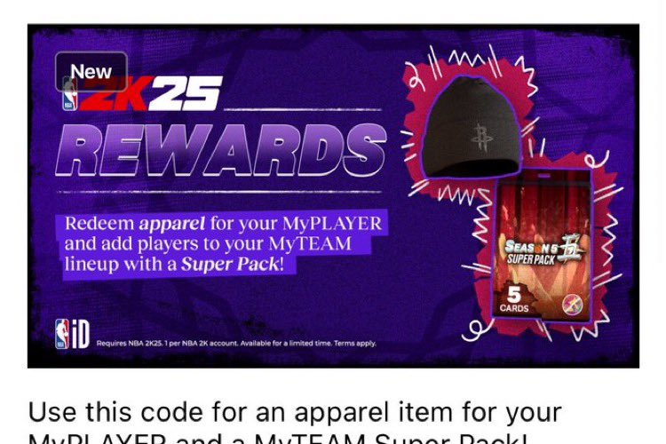 Lethal2KAY's tweet image. LOCKER CODE AVAILABLE NOW. 
Get urs at nba website id benefits