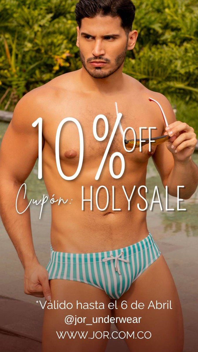 ✨ Eleva tu actitud. Viste tu esencia.
Descubre el poder de ser tú mismo con un 10% OFF en todo JOR.
Usa el cupón HOLYSALE y haz de cada prenda una declaración.
Actúa ahora. El estilo no espera.😎                                     🎊Disponible en jor.com.co