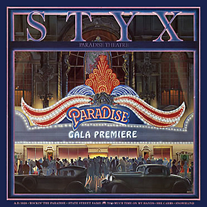 This day in Rock history: The #1 album in 1981 was 𝗣𝗮𝗿𝗮𝗱𝗶𝘀𝗲 𝗧𝗵𝗲𝗮𝘁𝗲𝗿 by Styx where it stayed for a total of 3 weeks.  It became the band's most commercially successful album, producing classics like "Too Much Time On My Hands" and "The Best Of Times."