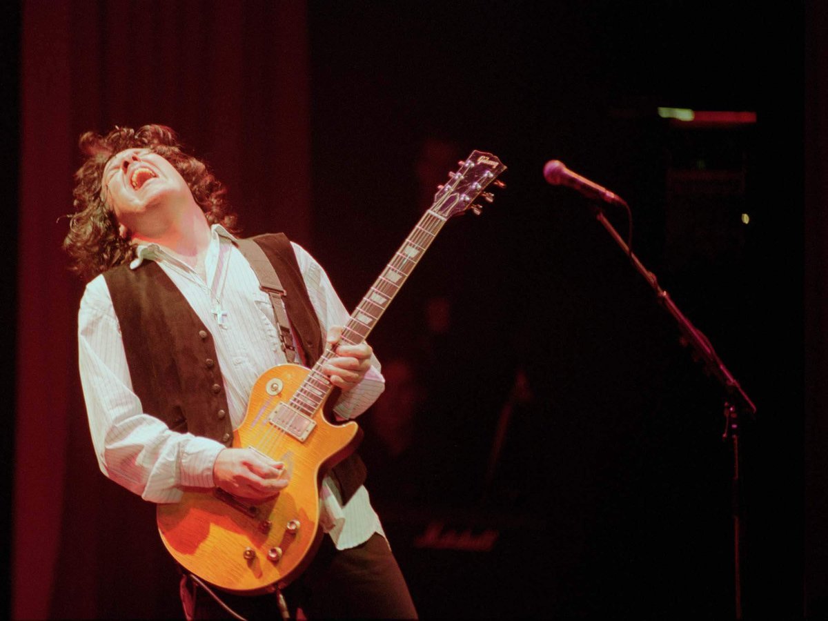 This day in Rock history: Guitarist Gary Moore was born in Belfast, Northern Ireland in 1952.  Prior to going solo, which produced the Rock hit "Still Got The Blues (For You)" in 1990, he was with Thin Lizzy between 1974-79. 

Moore died of a heart attack at 58 on 2/6/2011.