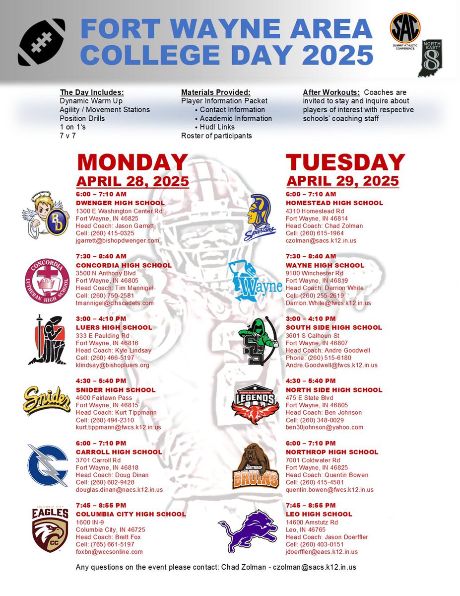 DarrionWhite25's tweet photo. Updated College day flyer!!!
#whynotWAYNE #waynefootball https://t.co/90hY2S5MTk