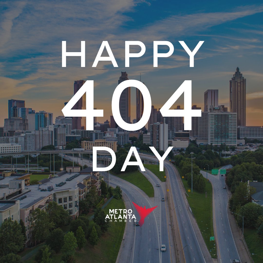 Atlanta is more than a city, more than a region. It's an identity. 

Today, we wish all of Metro Atlanta a Happy 404 Day, and celebrate the culture, the drive, and the community that keeps us moving forward.

Let us know your favorite thing about the 404 in the comments!