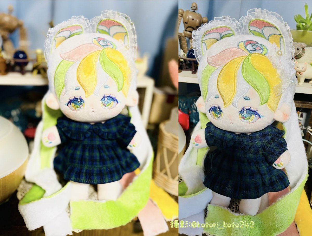 kotori_koto242's tweet photo. 小花窗 ちゃん、到着までにパールを一つ忘れてきていたので、同じくらいのサイズのものを。たくさん色が入っている子なので…下のパールとは違う色にしてみました。手直ししていたので遅くなりましたが…ご縁に感謝です https://t.co/ky6m9hHE0W