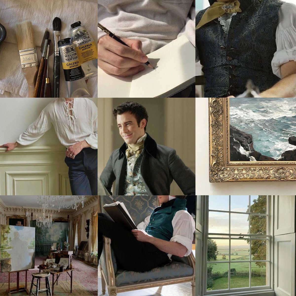 Benedict Bridgerton aesthetic
