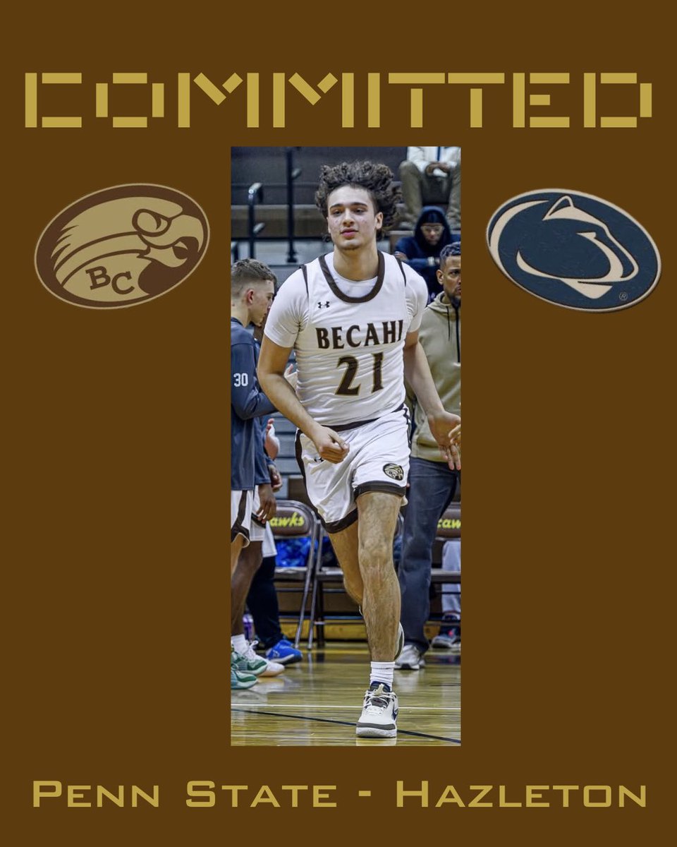 Congratulations to senior, Laz Carasquilla, on his commitment to Penn State University Hazleton where he will continue his academic &amp; athletic career 📝🏀

Way to go, Laz!! 🤎💛