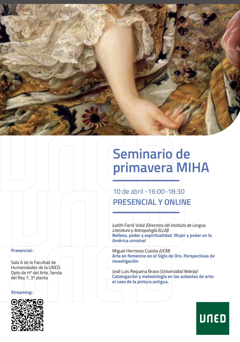 Belleza,poder y espiritualidad. Mujer y poder en la América virreinal, la semana que viene en la <a href="/UNED/">UNED</a>