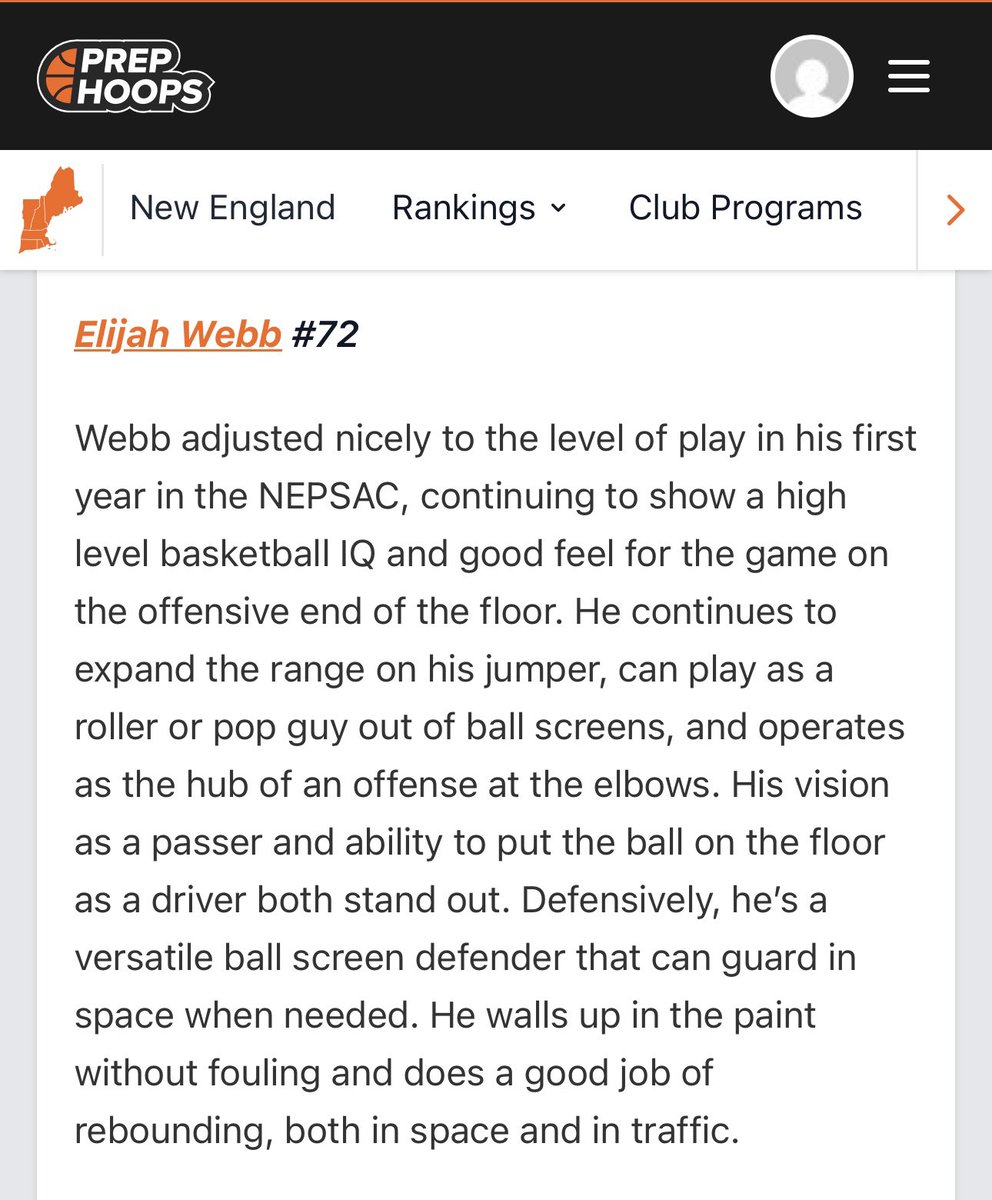 Elijah Webb (@elijahwebb35) on Twitter photo βοΈ Appreciate the mention <a href="/PHNewEngland/">Prep Hoops New England</a> <a href="/Coach_Armishaw/">Will Armishaw</a> thank you π
<a href="/DeerfieldHoops/">Deerfield Academy Boys Basketball</a> <a href="/NEPrepBB/">NE Prep Mens Basketball</a> <a href="/MiddlesexMagic/">Middlesex Magic</a> <a href="/L_Pap21/">Coach P.</a> <a href="/Coach_Adu/">Michael Adu</a> βοΈ Appreciate the mention <a href="/PHNewEngland/">Prep Hoops New England</a> <a href="/Coach_Armishaw/">Will Armishaw</a> thank you π
<a href="/DeerfieldHoops/">Deerfield Academy Boys Basketball</a> <a href="/NEPrepBB/">NE Prep Mens Basketball</a> <a href="/MiddlesexMagic/">Middlesex Magic</a> <a href="/L_Pap21/">Coach P.</a> <a href="/Coach_Adu/">Michael Adu</a>