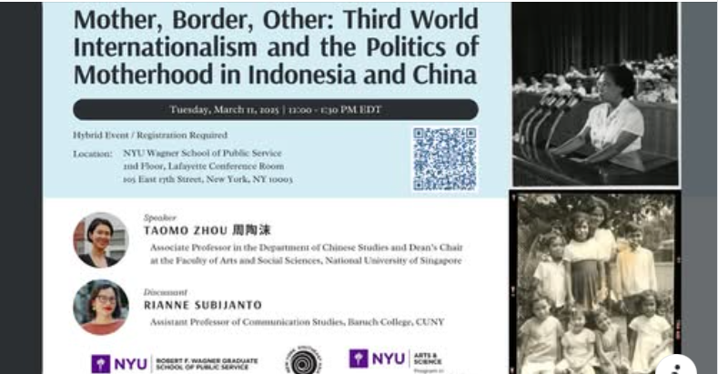 [Rekaman Diskusi] Mother, Border, Other: Third World Internationalism &amp; the Politics of Motherhood bersama <a href="/taomo_zhou/">Taomo Zhou 周陶沫</a> 
…51966perpustakaanonline.wordpress.com/2022/11/23/thi…