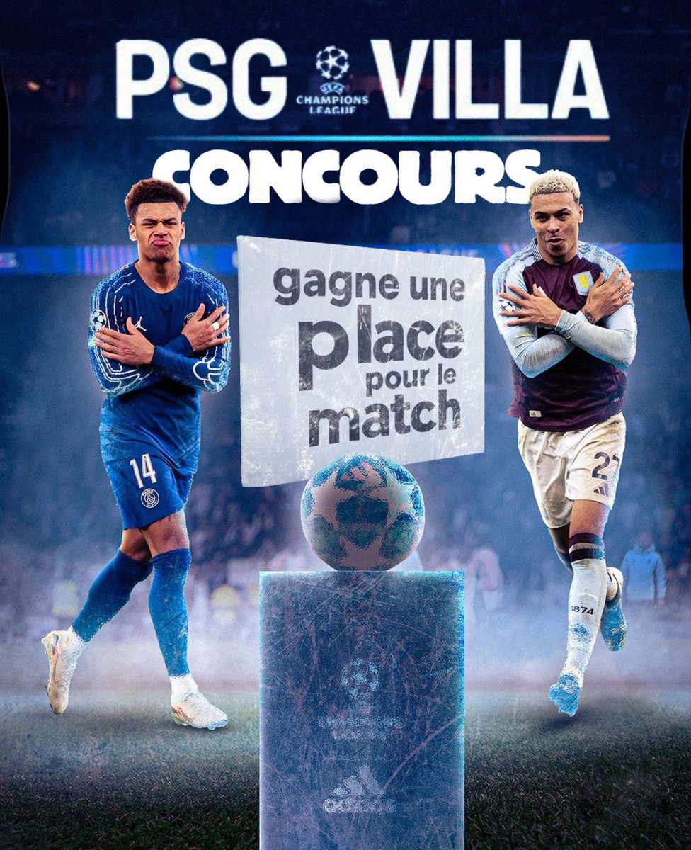 Julien_27LS's tweet image. ❤️💙  𝗖𝗢𝗡𝗖𝗢𝗨𝗥𝗦 𝗚𝗔𝗚𝗡𝗘 𝗨𝗡𝗘 𝗣𝗟𝗔𝗖𝗘 𝗣𝗢𝗨𝗥 𝗣𝗦𝗚-𝗔𝗦𝗧𝗢𝗡 𝗩𝗜𝗟𝗟𝗔 𝗘𝗡 𝗟𝗗𝗖 𝗠𝗘𝗥𝗖𝗥𝗘𝗗𝗜 𝗣𝗥𝗢𝗖𝗛𝗔𝗜𝗡 𝗔 𝟮𝟭𝗛 🍀

𝗣𝗼𝘂𝗿 𝗽𝗮𝗿𝘁𝗶𝗰𝗶𝗽𝗲𝗿 :    
➡️ 𝗥𝗧 𝗰𝗲 𝘁𝘄𝗲𝗲𝘁 
➡️ 𝗙𝗼𝗹𝗹𝗼𝘄 @Julien_27LS 𝗲𝘁 @Vitickets_ 

𝗧𝗶𝗿𝗮𝗴𝗲 𝗮𝘂…