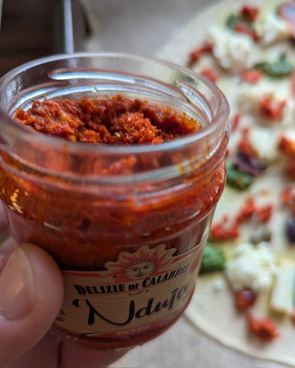 ASalvadorini's tweet image. 'nduja mon amour 🌶️🔥♥️

#nduja #pizza #Friday #weekend #Food