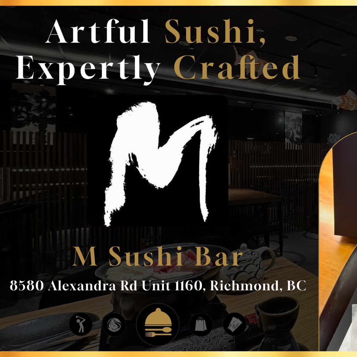 VipKeyClub's tweet image. 🍣M Sushi Bar 🍣

Experience the pinnacle of sushi excellence at M Sushi Bar in Richmond. 

📷 : @m_sushi3866
☎️：6042851855

Unlock M Sushi Bar today using our link in our bio. 🔓

What will you unlock?

#VIPKeyClub #Sushi #VancouverEats #RichmondEats