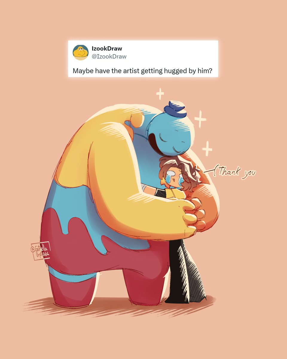 Thank you <a href="/IzookDraw/">IzookDraw (Moved to Bluesky)</a> for the idea :,)✨✨

#Doeythedoughman #Doey #PoppyPlaytimeChapter4 #PPT夢 #PoppyPlaytime