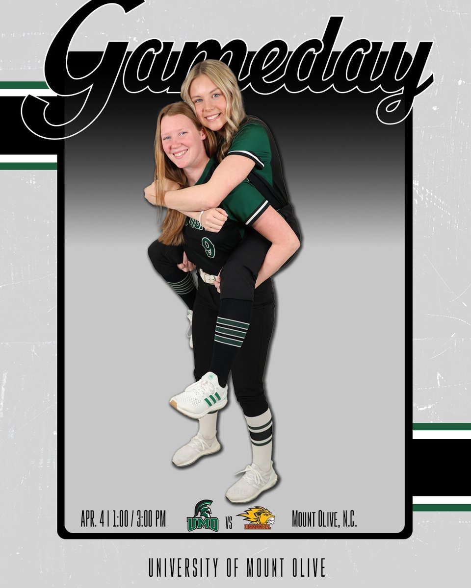 ⚔️ vs 🦁

🆚Emmanuel (DH)
🏟️Nancy Chapman Cassell Field
⏰1:00/3:00 PM
📺tinyurl.com/4sr3xjye
📊tinyurl.com/3wa7jxsu