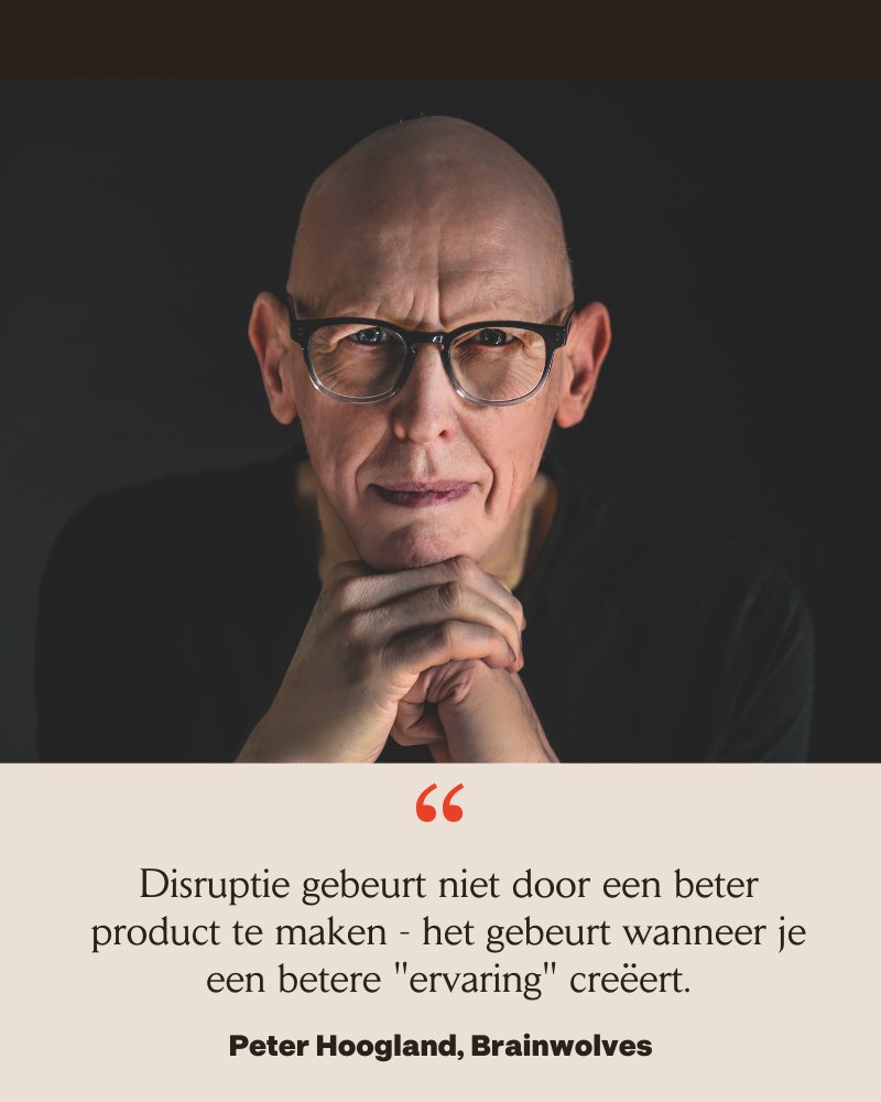 Veel merken maken nog steeds dezelfde cruciale fout: 

Ze missen de de denkwijze om hun klant centraal te plaatsen.
Begin met wat mensen willen ervaren, en werk vervolgens terug naar wat je moet maken.