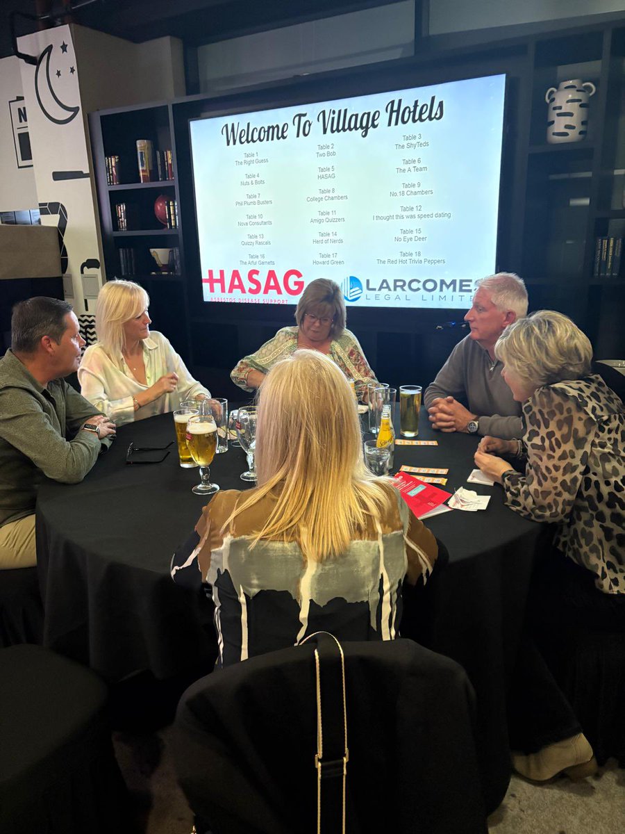 Last night our industrial disease team held another quiz night in support of our friends <a href="/Team_HASAG/">HASAG Asbestos Disease Support</a> 

We would like to thank everyone who kindly donated such generous gifts to our raffle and to those who came along and helped us raise an incredible £2520.00! 🥳