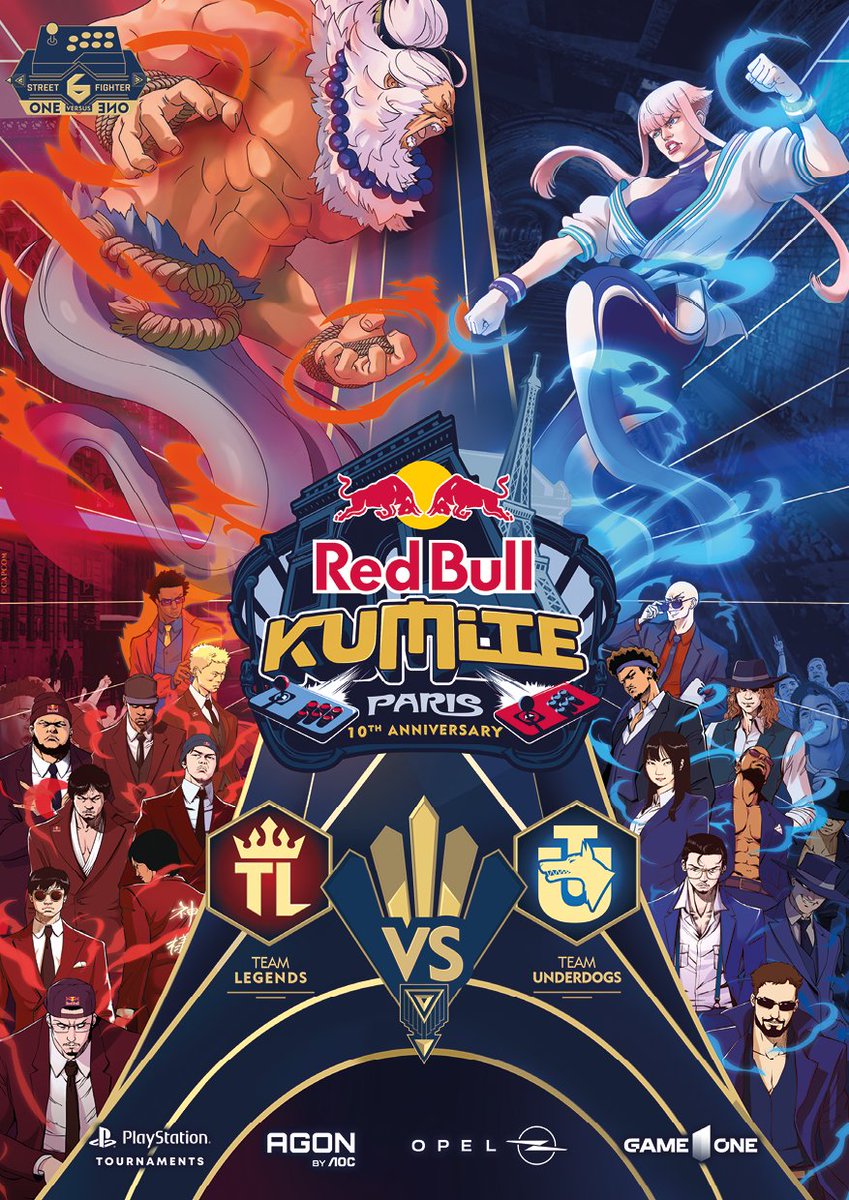 Red Bull Gaming (@redbullgaming) on Twitter photo Unlock the full Red Bull Kumite Paris experience! 🔓
Download the program: Stream schedules, lore, exclusive intel and fighter profiles!
#RedBullKumite2025 | April 5-6 Unlock the full Red Bull Kumite Paris experience! 🔓
Download the program: Stream schedules, lore, exclusive intel and fighter profiles!
#RedBullKumite2025 | April 5-6