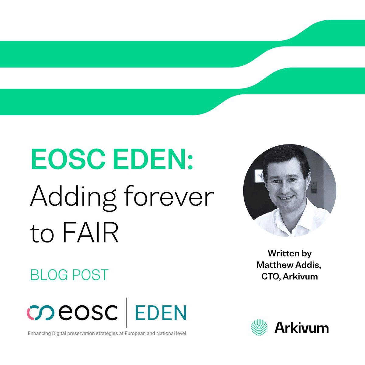 We’re excited to share a new blog post written by Arkivum’s CTO, Matthew Addis, exploring the EOSC EDEN project, an EU initiative that helps ensure that Europe’s scientific research remains accessible and usable for generations to come.

Read here:
bit.ly/42rDmqJ