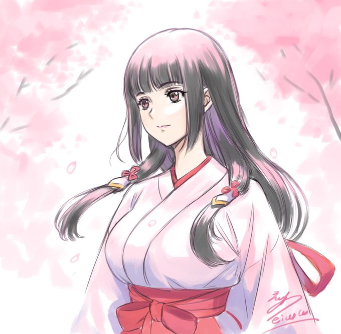巫女あかりと桜
以前描いたラクガキに桜の雰囲気の塗りをしてみました
#桜 