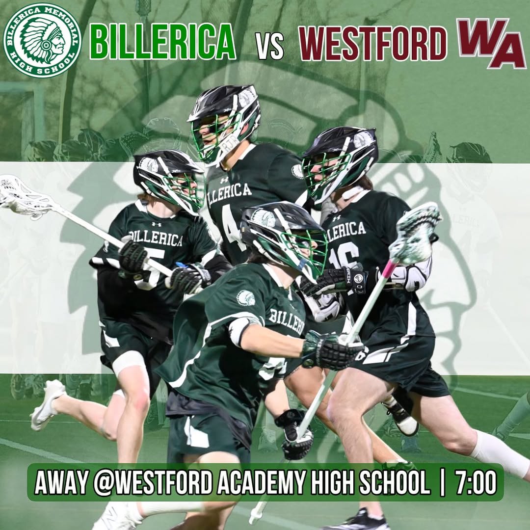 Billerica Lacrosse (@laxbillerica) on Twitter photo Gameday. Game tonight 7:00 @ Westford Academy. JV at 5:00. #letsgoooo #billericalax <a href="/nweitzer7/">Nate Weitzer</a> <a href="/BConn63/">Brendan Connelly</a> <a href="/bostonlaxnet/">BostonLax</a> <a href="/NELaxJournal/">New England Lacrosse Journal</a> Gameday. Game tonight 7:00 @ Westford Academy. JV at 5:00. #letsgoooo #billericalax <a href="/nweitzer7/">Nate Weitzer</a> <a href="/BConn63/">Brendan Connelly</a> <a href="/bostonlaxnet/">BostonLax</a> <a href="/NELaxJournal/">New England Lacrosse Journal</a>