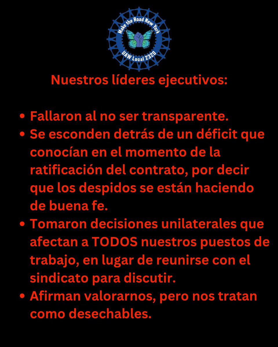 Make the Road New York Union tweet media