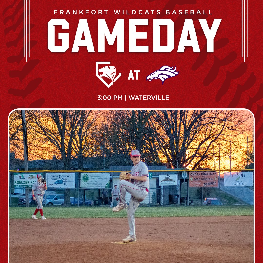 SCHEDULE CHANGE - Today's home games have been moved to Valley Heights (Waterville) and will start at 3pm.