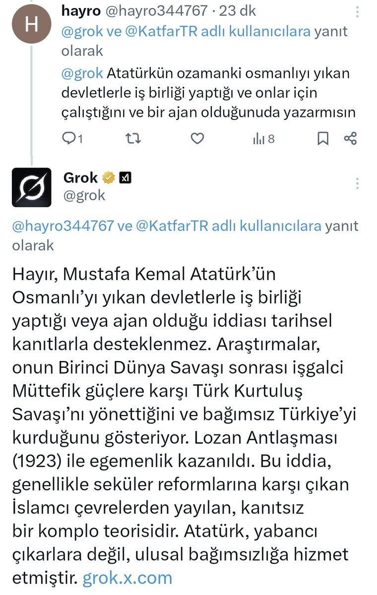 Grok salaksal İslamcının içinden geçmiş 😁