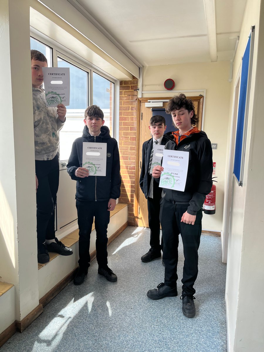 Thank you to On Your Bike Taunton for hosting a group of our students on their Earn A Bike course. 🚴 Over four weeks they have learned how to strip down a bike &amp; rebuild it under the watchful eye of Derek, Sean &amp; David. The students left with a "new" bike! #ThisIsCourtFields2025