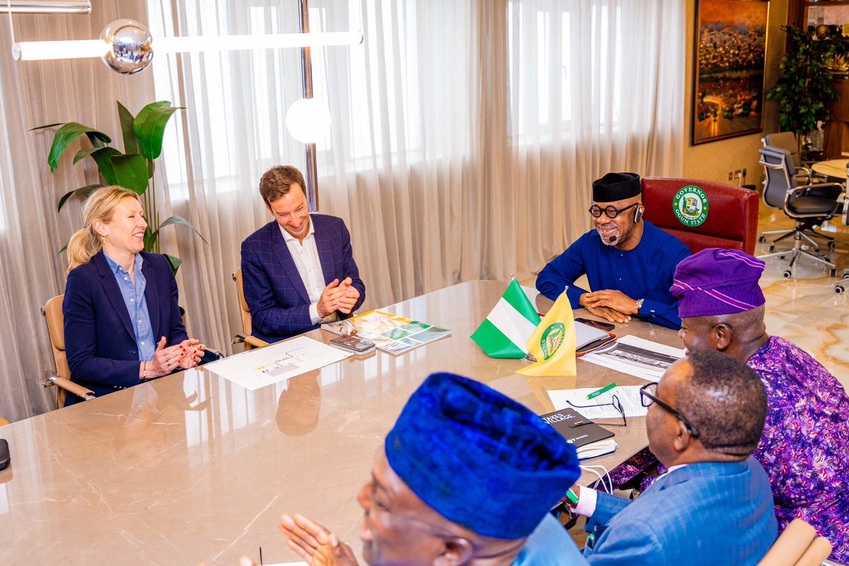 DapoAbiodunCON's tweet photo. We had the honour of receiving the senior executives from Dassault Aviation, a global leader in aerospace innovation, here in Ogun State.

Their visit marks a significant step forward as they explore the possibility of establishing a Maintenance, Repair and Overhaul (MRO) facility at the Gateway Agro-Cargo International Airport—our world-class aviation hub designed to serve not only Nigeria but the entire West African region and beyond.

This potential investment is more than a milestone; it is a resounding endorsement of the increasing appeal of the Gateway Airport and Aerotropolis, and a clear reflection of Ogun State’s growing reputation as a prime destination for global capital.

With a business-friendly government, modern infrastructure, and strategic proximity to key markets, we continue to provide a truly enabling environment for forward-thinking investors who are ready to partner with us in driving sustainable development and economic growth.

We remain committed to fostering partnerships that will position Ogun State as a leading force in aviation and industrial innovation across Africa.

#InvestInOgun #ISEYA #DapoAbiodun #GatewayAgroCargoAirport #OgunMeansBusiness #BuildingOurFutureTogether