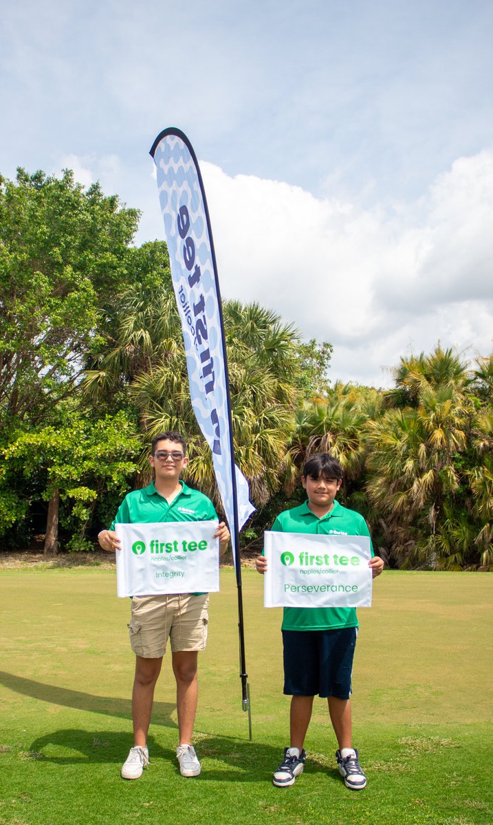 FirstTeeNaples's tweet image. Standing tall with core values 🌟

Shoutout to these participants for representing Integrity and Perseverance—two of our favorite First Tee values—at the beautiful Rookery! 💚⛳️

#FirstTee #BuildingGameChangers #CoreValuesInAction #NaplesCollier #Integrity #Perseverance