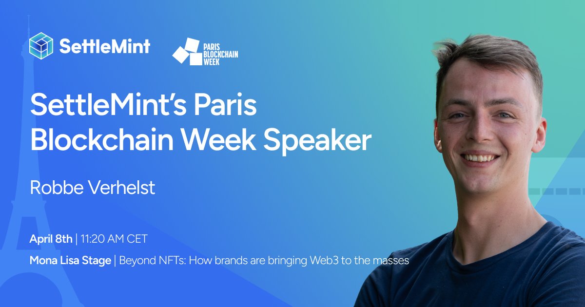 Our Paris Blockchain Week speaker is bringing 5+ years of enterprise blockchain expertise to #PBW2025! Head to our LinkedIn to learn more about Robbe Verhelst and his April 8th panel "Beyond NFTs: How brands are bringing Web3 to the masses" 🚀

🔗 hubs.li/Q03fWBKc0
