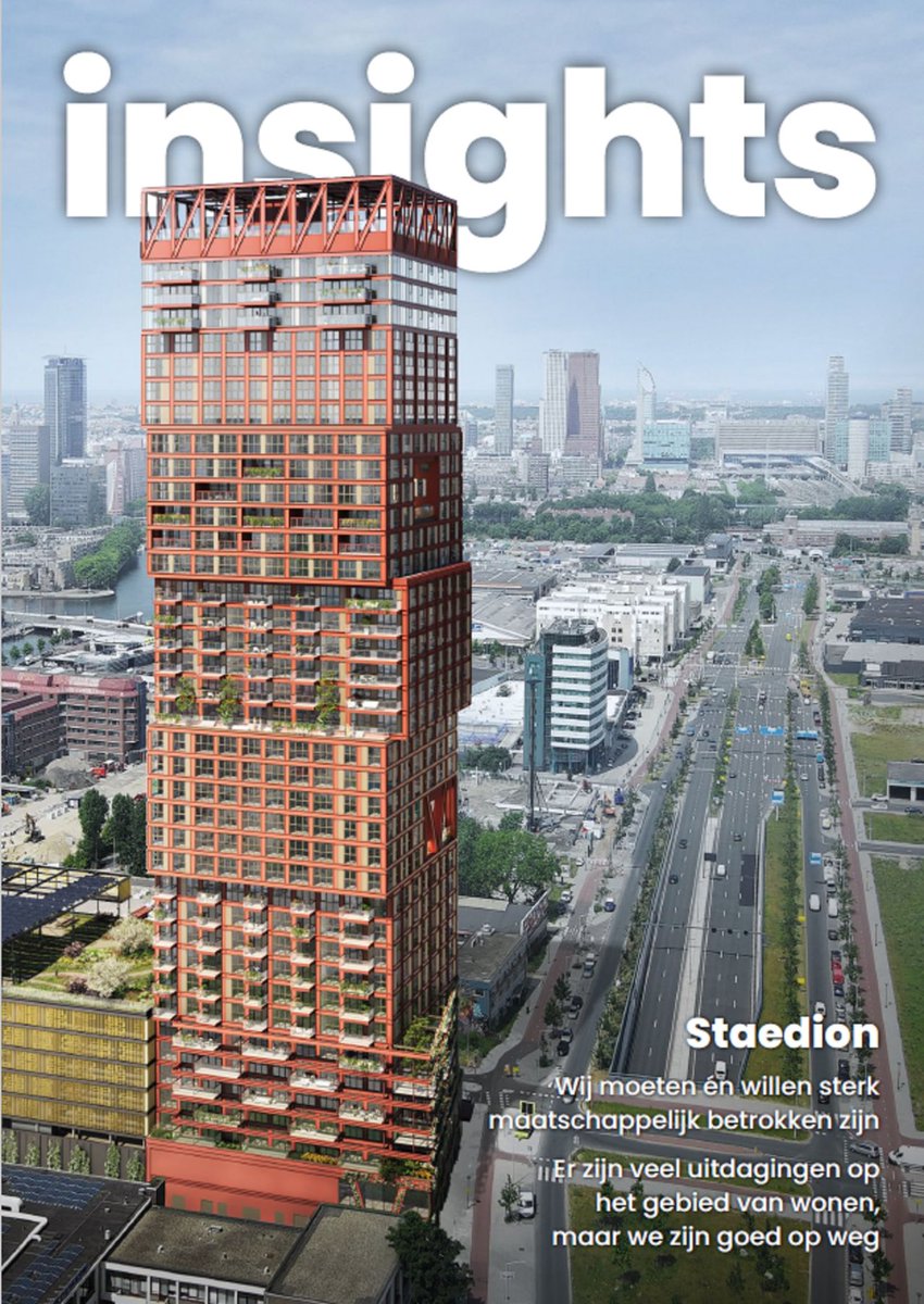 Ter ere van ons 25-jarig jubileum staat Staedion centraal in een speciale editie van Insights. In samenwerking met uitgeverij Goo Media kwam dit tot stand. Het eindresultaat mag er zijn! Wij zijn trots op deze bijzondere uitgave van Insights: Lees hier: rb.gy/6y22on