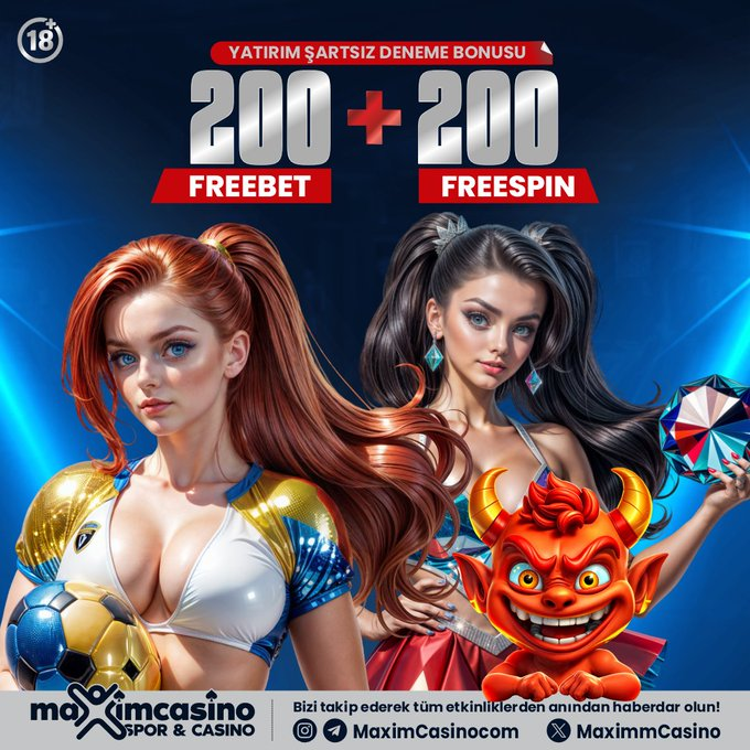 MaximmCasino's tweet photo. 🍸#MAXİMCASİNO Yeni Üyeni Üyelerine Özel Para Yatırmadan #HEDİYE Ekliyor

🏅200₺ #SPOR  &amp;  #CASİNO 200 Spin❤️

👑Yatırım Şartsız Deneme Bonus Fırsatını Sakın Kaçırma

🏆Güvenilir Adres , Güvenilir Kazanç https://t.co/jeDiKAU3s5 https://t.co/lBP2F90gT5