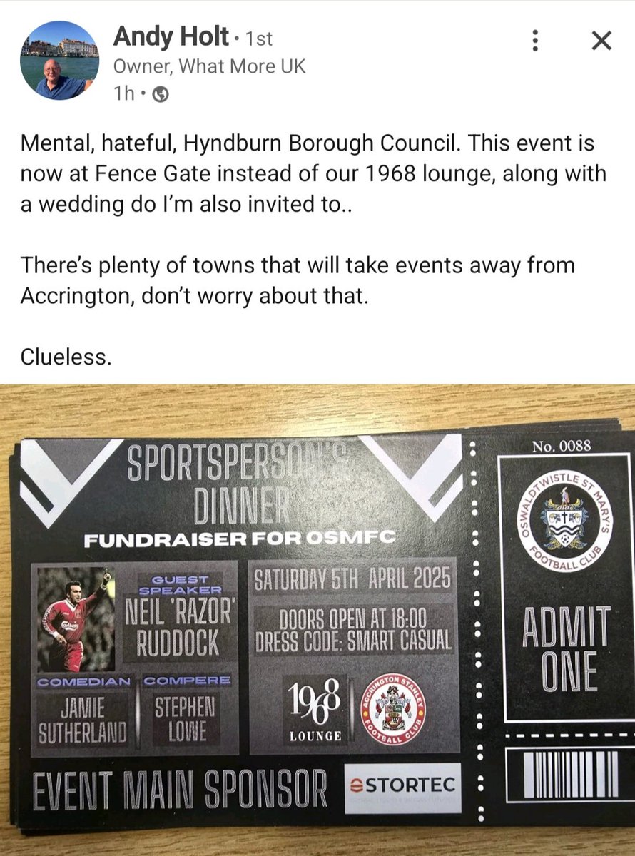 What a bunch of wankers 🤡🤡 <a href="/HyndburnCouncil/">Hyndburn Borough Council</a>
