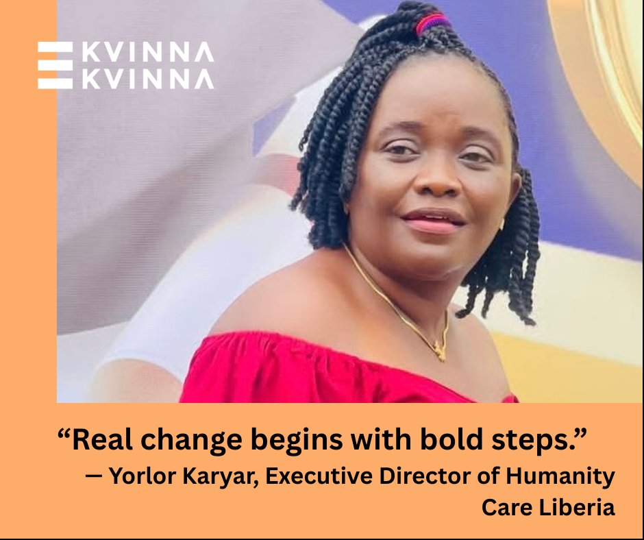 Kvinna till Kvinna International (@kvinnakvinnaint) on Twitter photo 📢🙌"Real change begins with bold steps." — Yorlor Karyar, Executive Director of Humanity Care Liberia - HCL
📷<a href="/RWRS_Liberia/">Rural Women And Girls' Rights Foundation, RWGRF</a>
#womensrights #Liberia 📢🙌"Real change begins with bold steps." — Yorlor Karyar, Executive Director of Humanity Care Liberia - HCL
📷<a href="/RWRS_Liberia/">Rural Women And Girls' Rights Foundation, RWGRF</a>
#womensrights #Liberia
