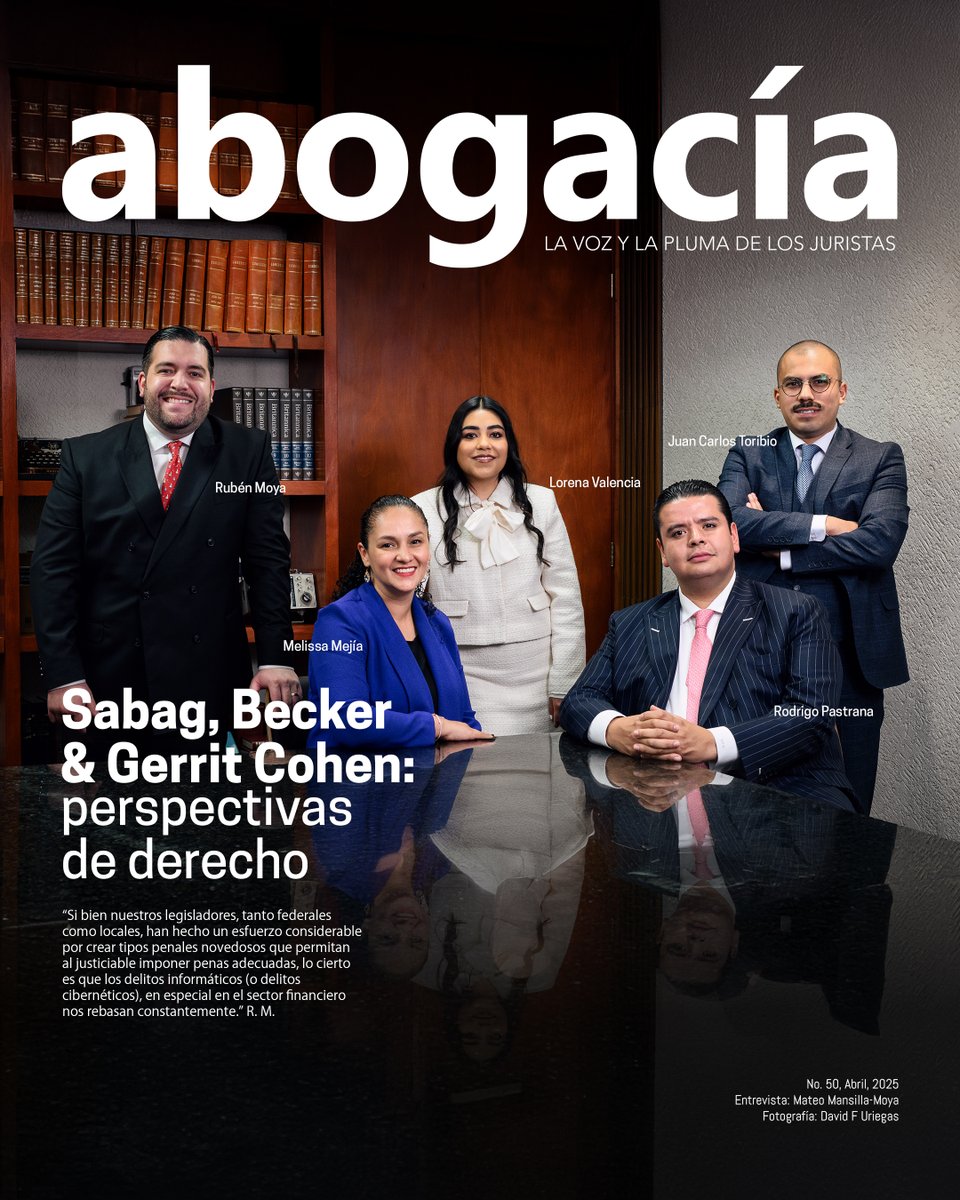 revistaabogacia's tweet photo. ENTREVISTA – La justicia enfrenta retos complejos: tiempos procesales, corrupción y normativas en constante evolución. Los socios de Sabag, Becker &amp; Gerrit Cohen (@sabagbecker) examina estos desafíos clave. 🔗: https://t.co/m90tE7xNZa https://t.co/oEASRLZKmN