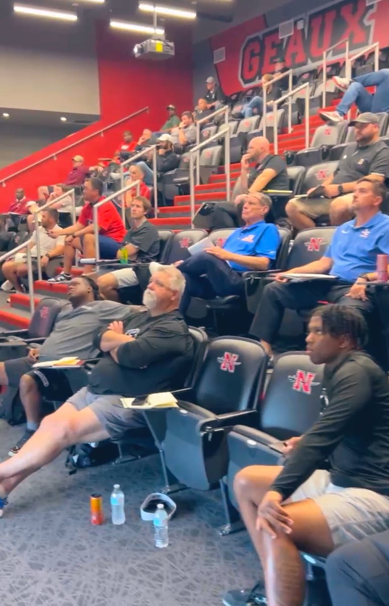 Gabriel Fertitta (@fertitta_gabe) on Twitter photo Awesome turnout for the LFCA Clinic <a href="/Nicholls_FB/">Nicholls Football 🏈</a>
The winningest football coach OF ALL TIME sat front and center, notebook in hand, taking notes the ENTIRE time. Inspiring from Coach JT. Some act like they have it all figured out. Others never stop learning! <a href="/Curtis_Patriots/">John Curtis School</a> Awesome turnout for the LFCA Clinic <a href="/Nicholls_FB/">Nicholls Football 🏈</a>
The winningest football coach OF ALL TIME sat front and center, notebook in hand, taking notes the ENTIRE time. Inspiring from Coach JT. Some act like they have it all figured out. Others never stop learning! <a href="/Curtis_Patriots/">John Curtis School</a>