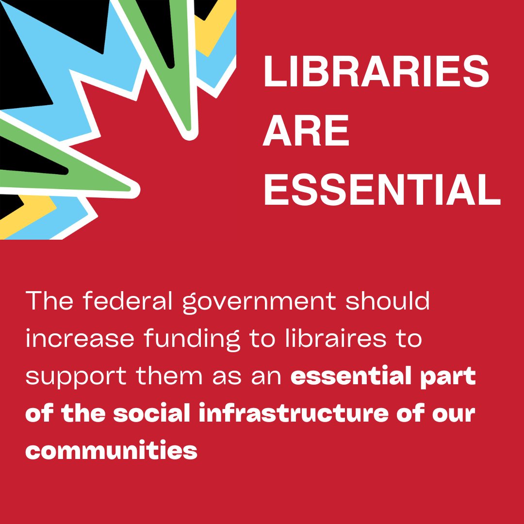 Libraries are essential to strong, resilient communities! Connect with local candidates and spread the word about the vital role libraries play. Get resources &amp; take action today!

cfla-fcab.ca/en/2025-federa…