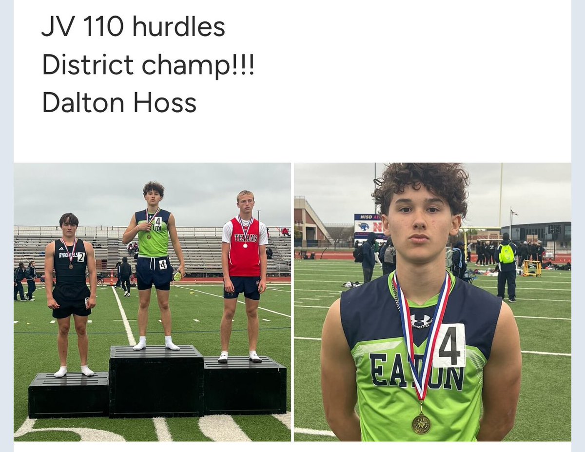 VR Eaton Boys Track and Field tweet media