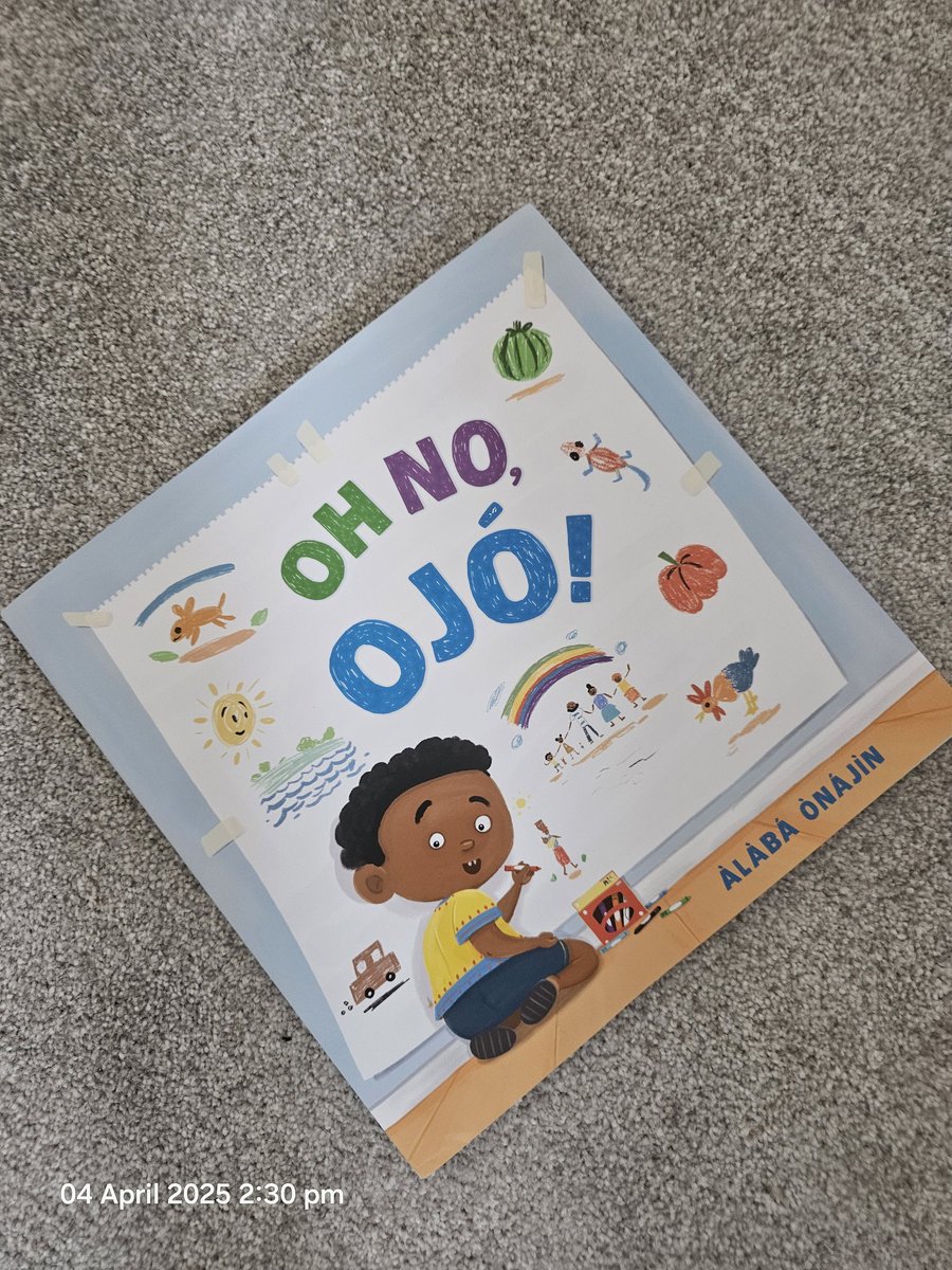 Alabaonajin's tweet image. Got my advance copies of Oh No, Ojo. Absolutely gorgeous!!!
Out in July 2025. @randomhousekids