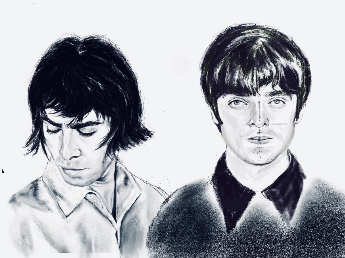 artyKathC's tweet photo. Hi all, I’ve started a sculpture of Noel….but I got a bit sidetracked and started a sketch of him instead 😐 here’s the timelapse of it so far, it’s not finished yet, but I hope you like it?! @liamgallagher @NoelGallagher https://t.co/GgJUCzHBAZ